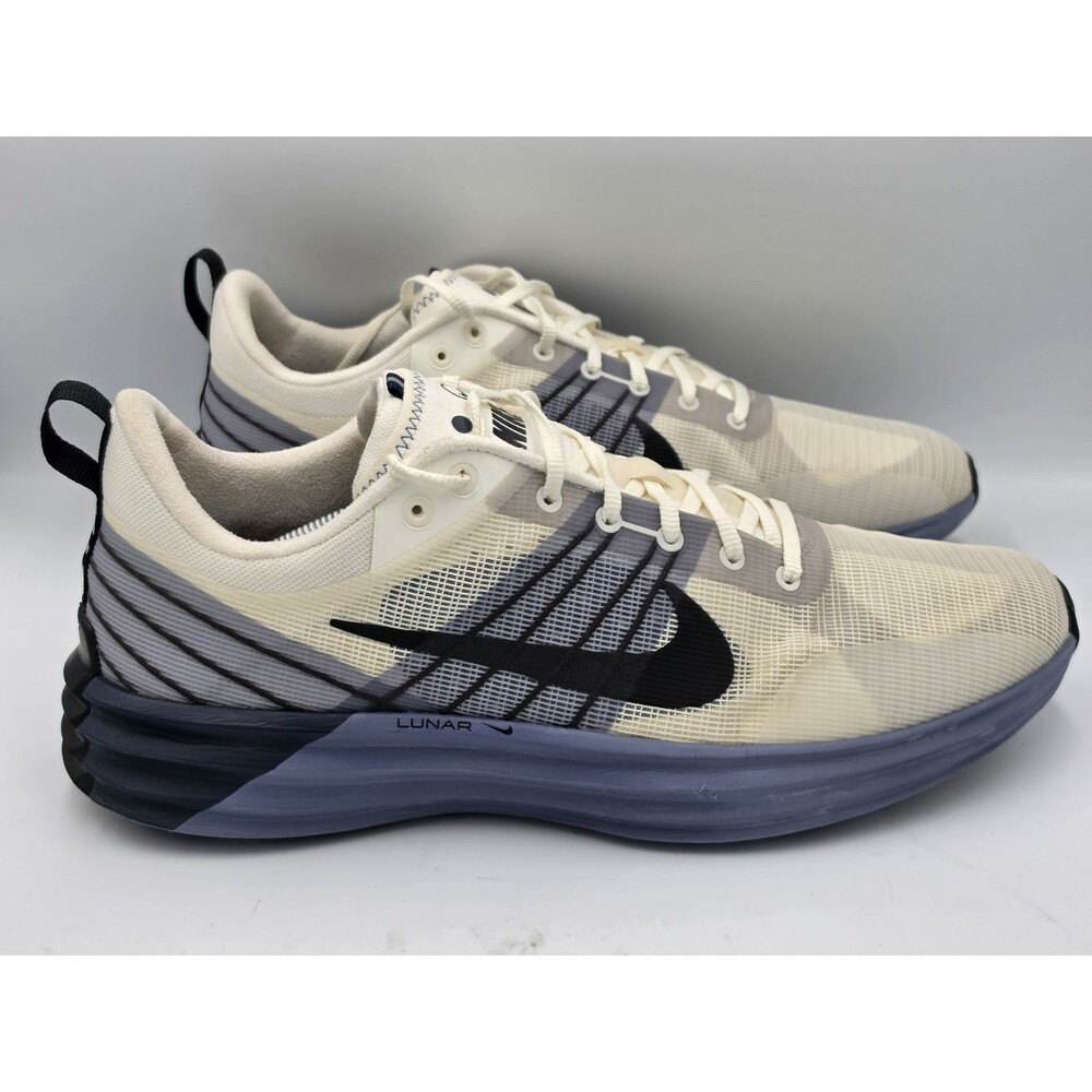 Men’s Nike Lunar Roam Sail Black Diffused Blue Athletic Shoes DV2440-103 Size 13